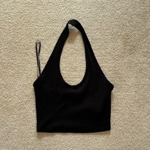 F21 Ribbed Halter Top
